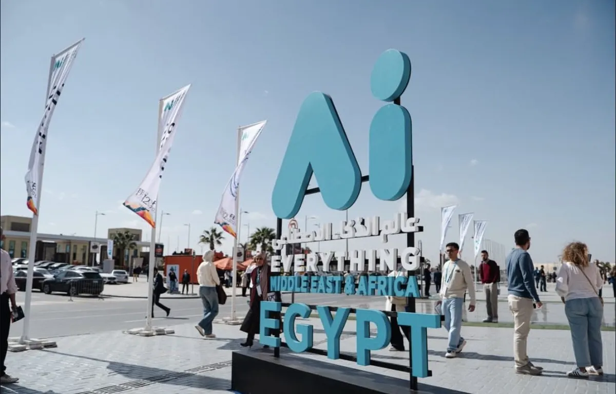 Everything AI Expo entrance in Egypt, 2026
