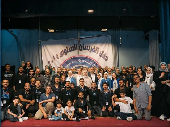 Participants and volunteers at the Forsan annual show 2024