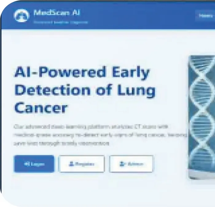 MedScan AI — AI-powered early detection of lung cancer