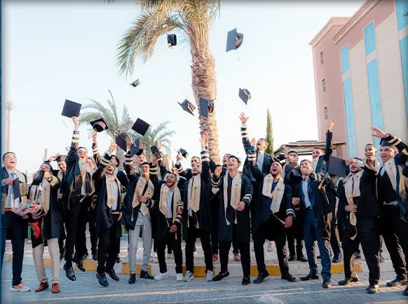 NCT graduates celebrating