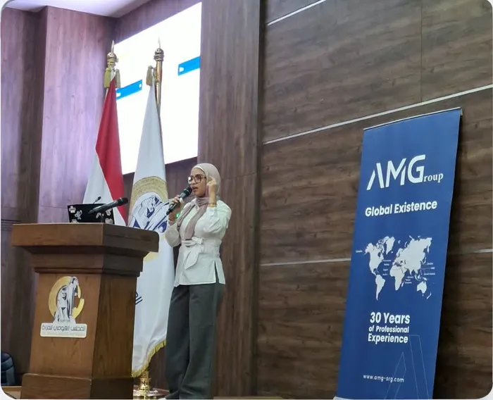 AMGroup trainer presenting at the National Council for Women