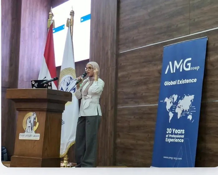 AMGroup trainer presenting at the National Council for Women